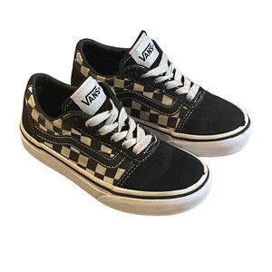 Vans Youth Child‎ Size 11 Lace Up Black White Checkered